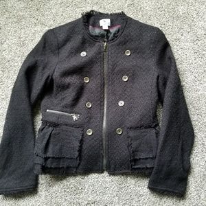 *2 Jackets for $12* Black tweed jacket